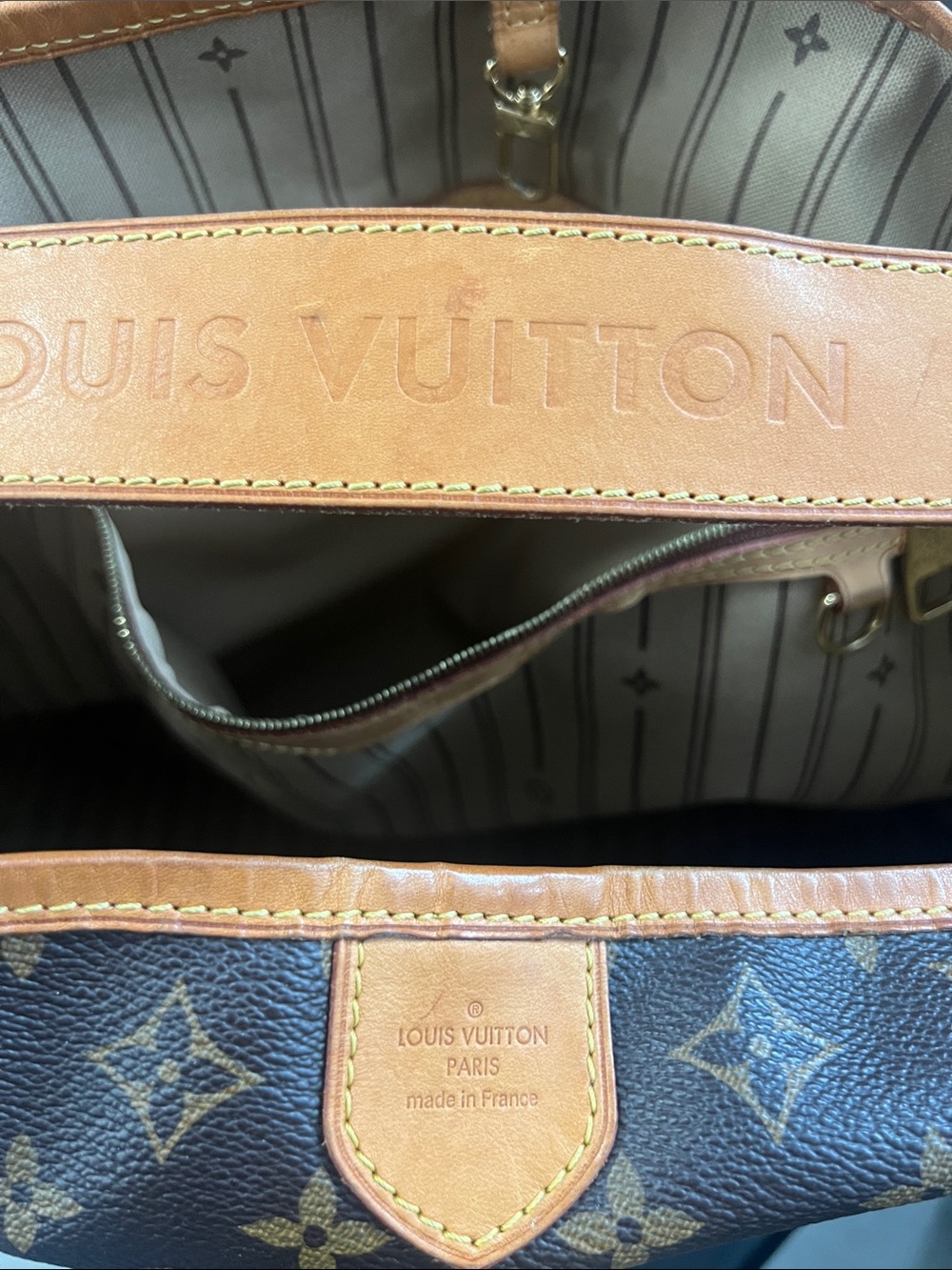 💎 HUGE 💎LOUIS VUITTON DELIGHTFUL GM MONOGRAM - Picture 4 of 16